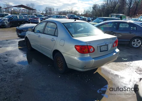 2003 Toyota Corolla Le z USA, uszkodzony, nr VIN JTDBR32E832005254